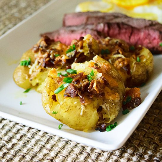 Loaded Smashed Potatoes