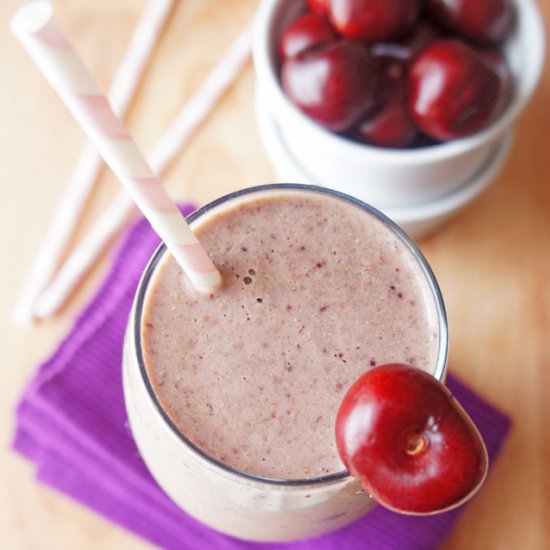 Cherry Bakewell protein smoothie