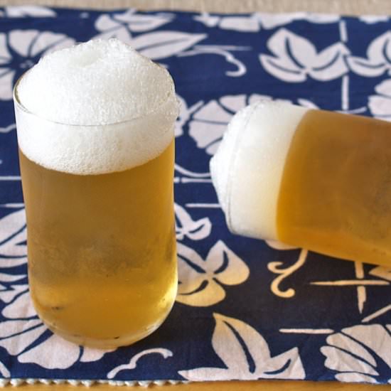 Beer-Like Apple Juice Jello