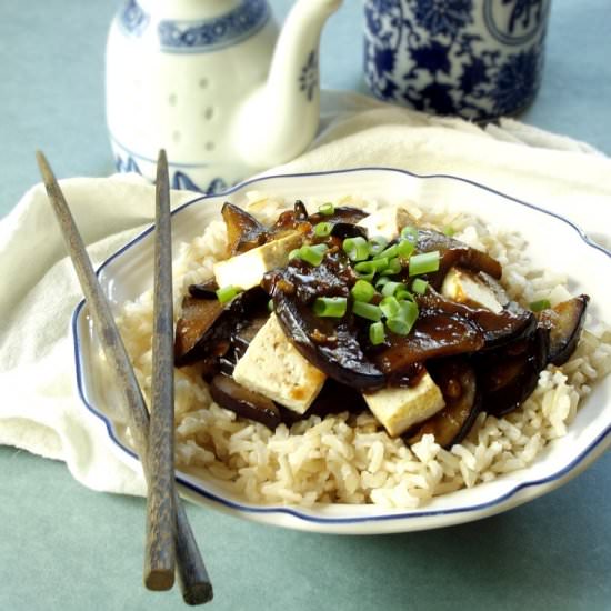 Szechuan Eggplant with Tofu