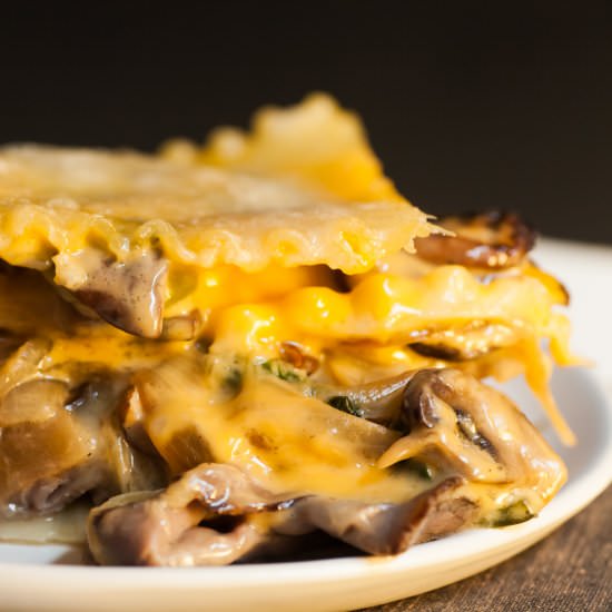 Philly Cheesesteak Lasagna