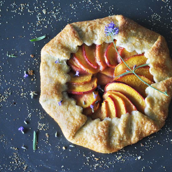 Peach Galette. The Last of Summer!