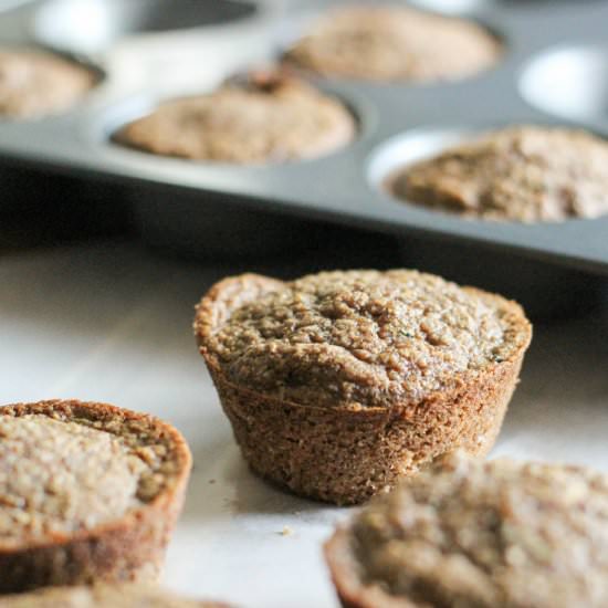 Zucchini Oat Muffins