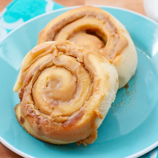 Cookie Butter Cinnamon Rolls