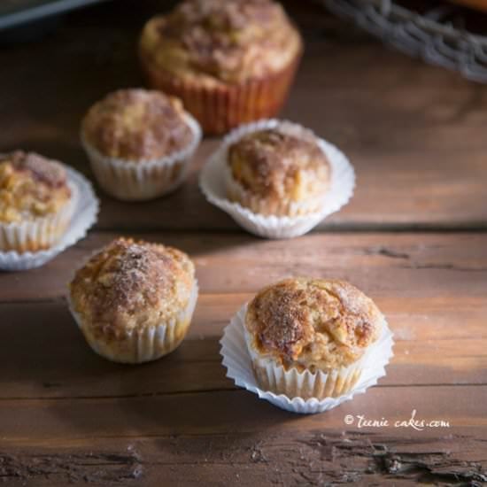 Carrot Apple Nut Mini Muffins