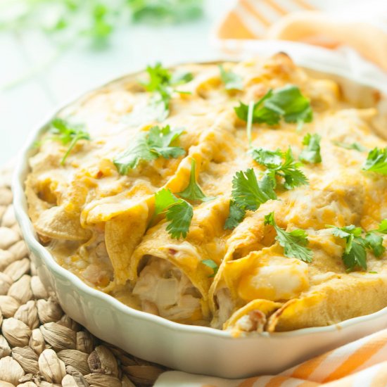 Gluten Free Chicken Enchiladas