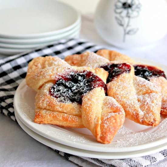 Eggless Danish Pastry Enevelopes