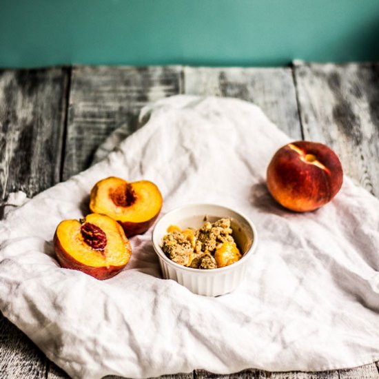 Peach Chocolate Chip Oatmeal Cookie