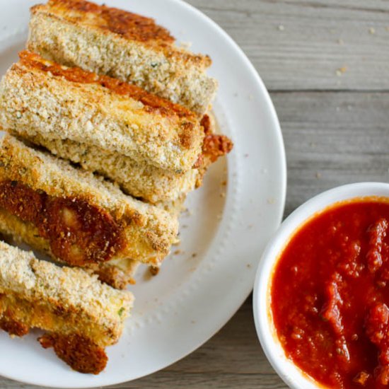 Eggplant Mozzarella Sticks