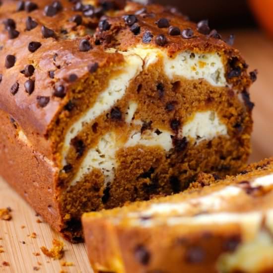 Pumpkin Cream Cheese Bread