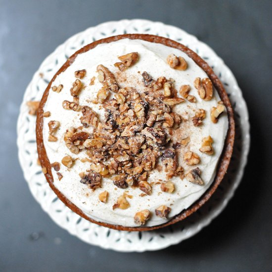 Walnut Spice Cake + Frosting