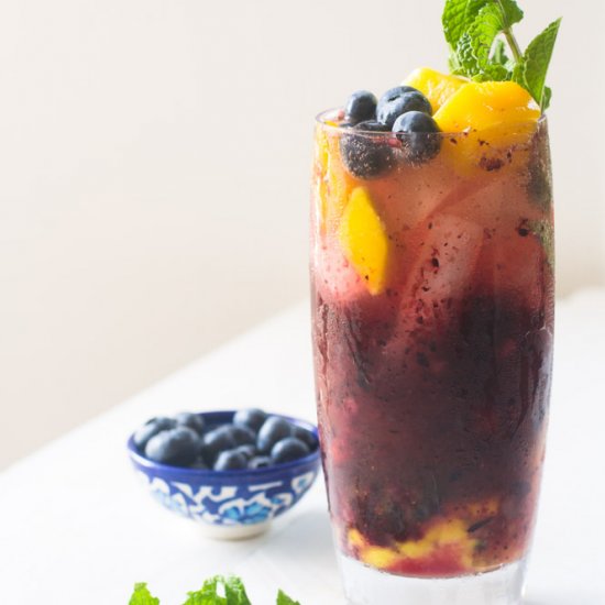 Blueberry Mango Mojito