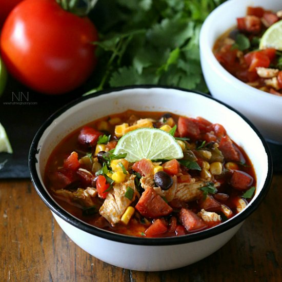 Spicy Chicken Lime Soup