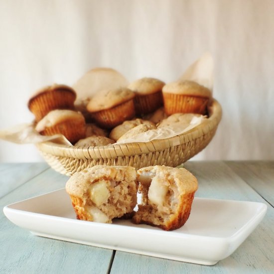 Pear Ginger Muffins