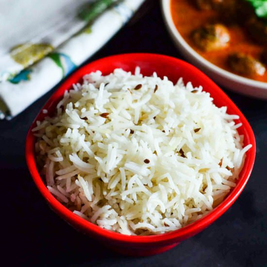 Cumin Flavored Basmati Rice