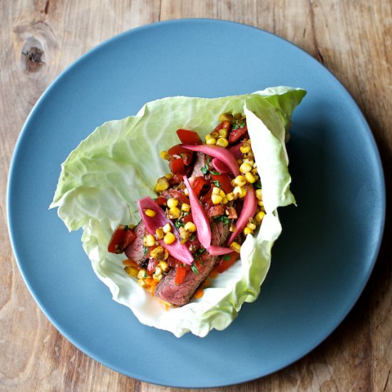 Cabbage wraps with beef