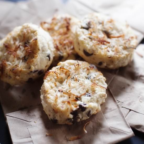 Chocolate Coconut Scones