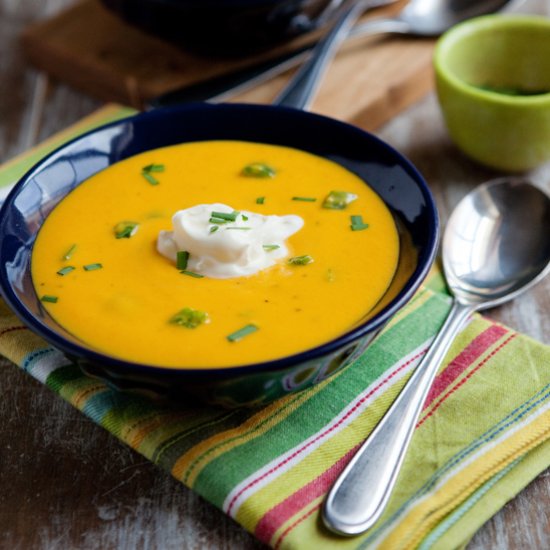 Easy Yellow Gazpacho