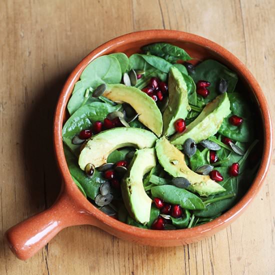 Avocado & Pomegranate Salad