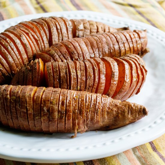 Hasselback Sweet Potatoes