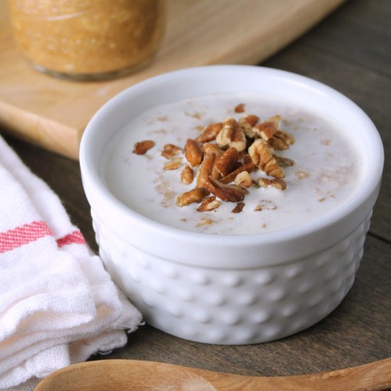 Overnight Pumpkin Pie Oats