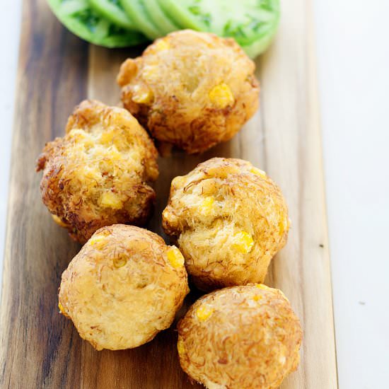 Crab and Corn Fritters