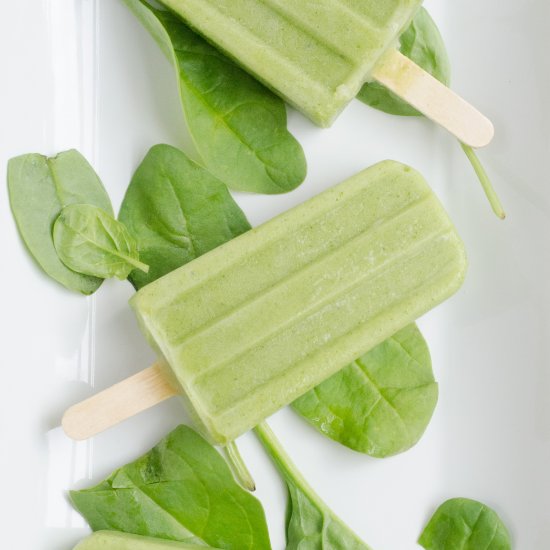 Green Monster Smoothie Popsicles