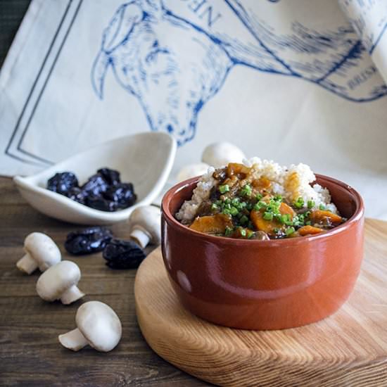 Beef Stew with Guinness and Plums