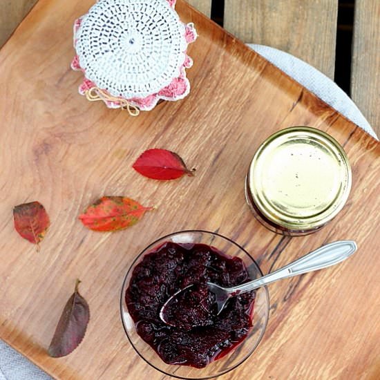 Chokeberry and Apple Jam