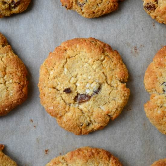 Coconut & Raisin Cookies