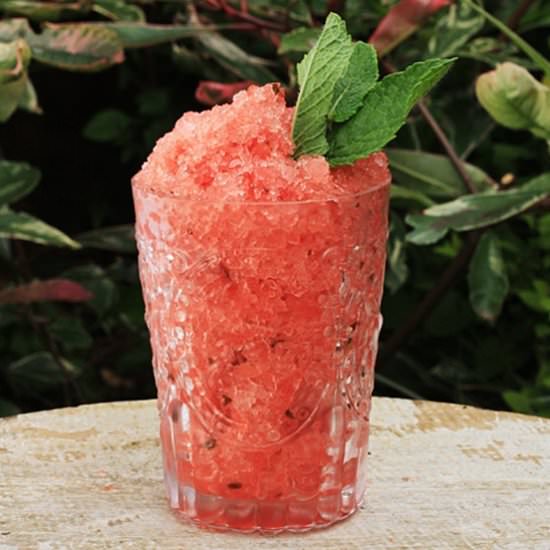 Watermelon and Mint Snow