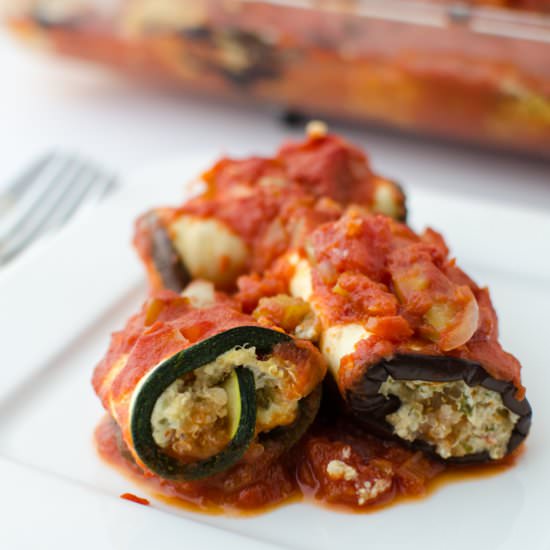 Vegetarian Lasagna Rolls