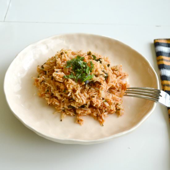 Mint and Tomato Basmati Rice