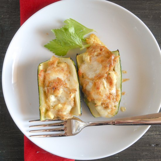 Zucchini Stuffed with Tuna