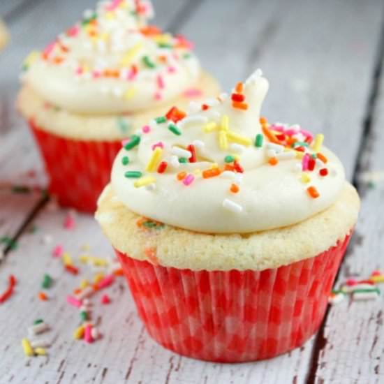 Confetti Cupcakes