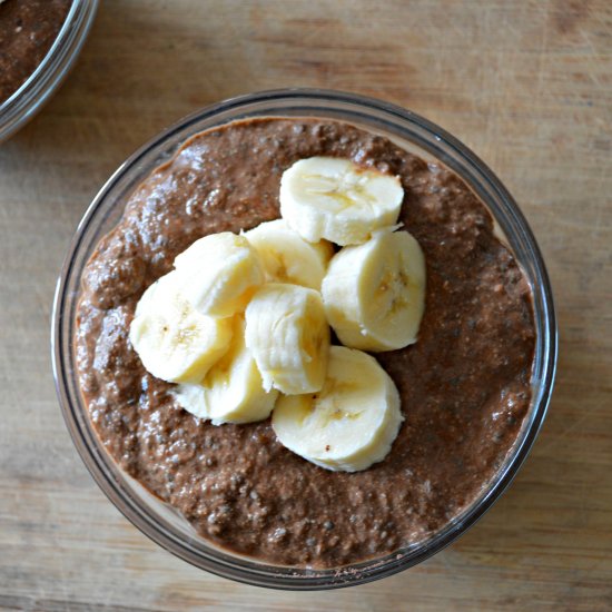 Chocolate Chia Banana Bowl