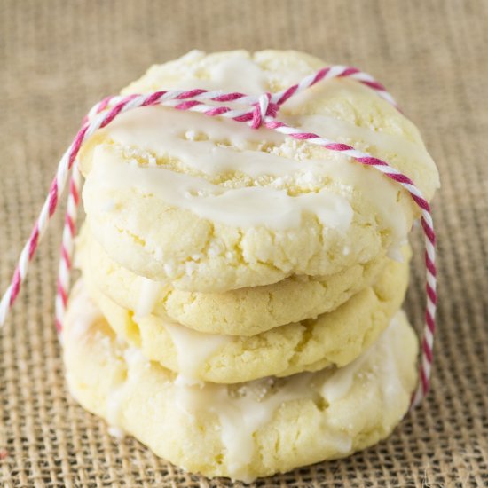 Glazed Lemon Sugar Cookies