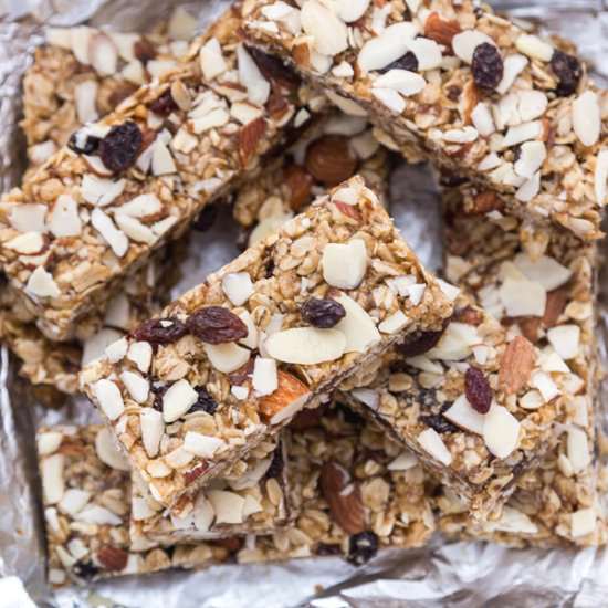 Almond & Raisin Granola Bars