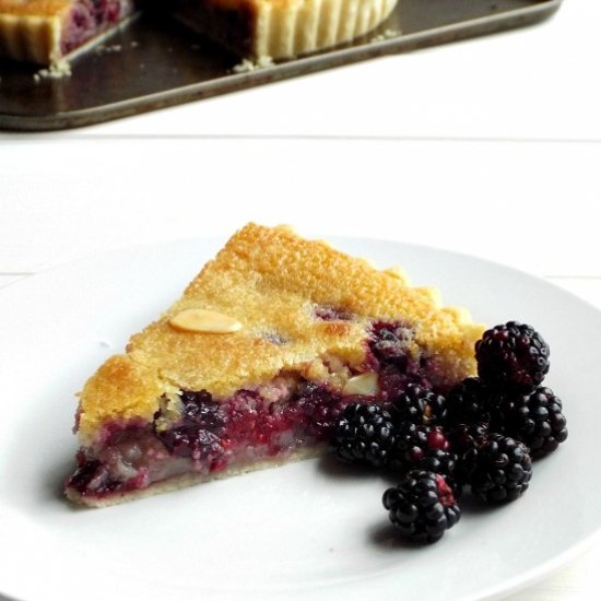 Blackberry and Almond Tart