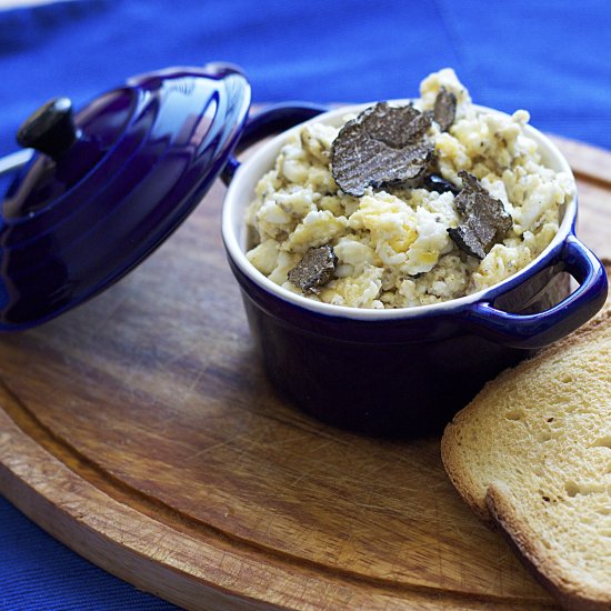 Scrambled Eggs with Black Truffles