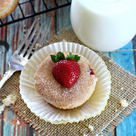 Strawberry Cheesecake Muffins