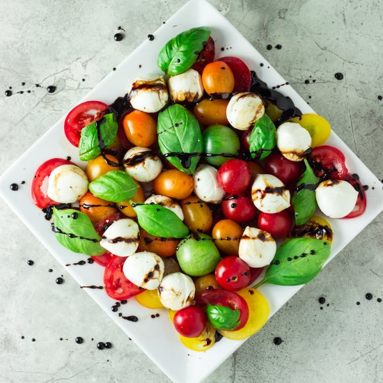 Caprese Salad w/ Balsamic Reduction