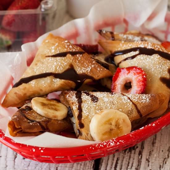 Baked Nutella Turnovers