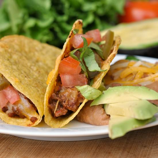 Baked Crunchy Tacos