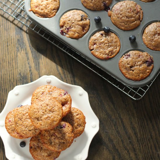 Four Berry Yogurt Muffins