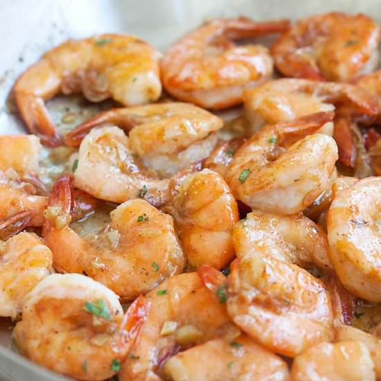 Hawaiian Shrimp Scampi