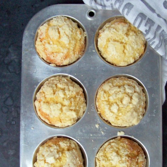 GF Lemon Crumb Cake Muffins