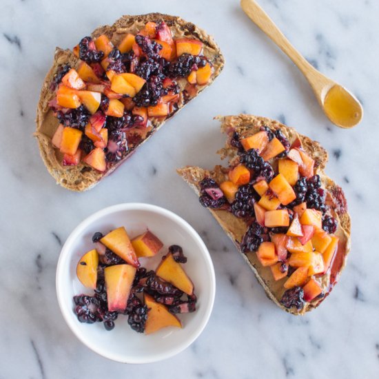 Grown-Up PB&J Toast