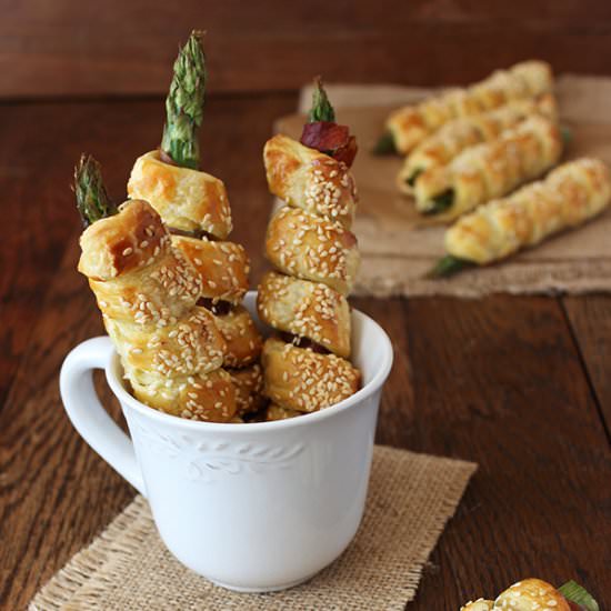 Asparagus Puff Pastry Twists