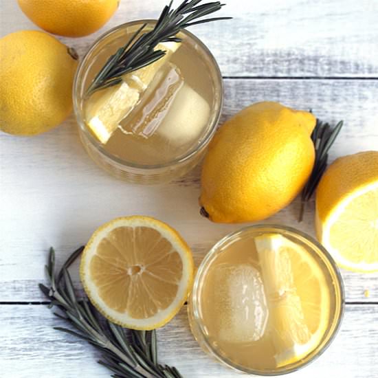 Rosemary Bourbon Lemonade